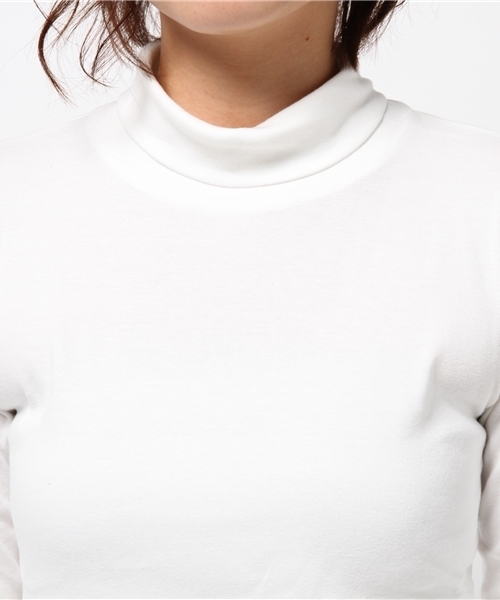 B:MING by BEAMS（ビーミングバイビームス）の「ビーミング by ビームス / フライス タートルカットソー（Tシャツ/カットソー・レディース・ホワイト/ライトグレー/ブラック/ケリー・ONE SIZE）」の11枚目の写真