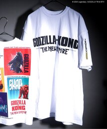 BREEZE（ブリーズ）の「【ゴジラxコング 新たなる帝国】転写ワイドTシャツ(大人)（Tシャツ/カットソー）」