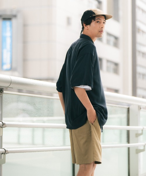 KiU(キウ)の「【オンラインショップ限定】KiUリラクシングオープンカラーアロハシャツ(シャツ/ブラウス・メンズ・チャコール/カーキ/ブラック系その他/ベージュ系その他・LARGE/MEDIUM)」の10枚目の写真