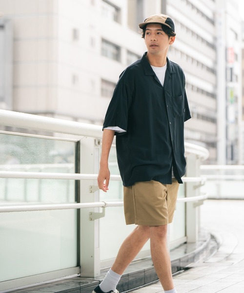 KiU(キウ)の「【オンラインショップ限定】KiUリラクシングオープンカラーアロハシャツ(シャツ/ブラウス・メンズ・チャコール/カーキ/ブラック系その他/ベージュ系その他・LARGE/MEDIUM)」の12枚目の写真