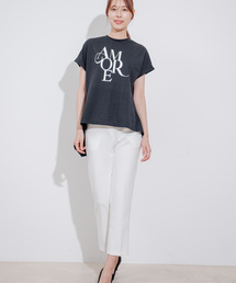 フロッキーロゴチュニックTシャツ