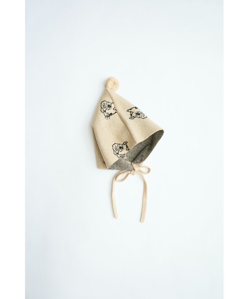 IN THE PARK（インザパーク）の「【SPROET & SPROUT】Bonnet Squirrel（ニットキャップ/ビーニー・キッズ・ベージュ・ONE）」の4枚目の写真