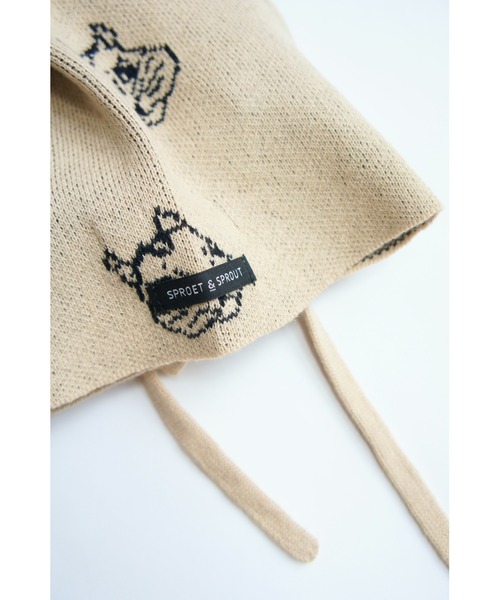 IN THE PARK（インザパーク）の「【SPROET & SPROUT】Bonnet Squirrel（ニットキャップ/ビーニー・キッズ・ベージュ・ONE）」の8枚目の写真