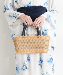 natural couture | シーグラスミニバッグ(かごバッグ)
