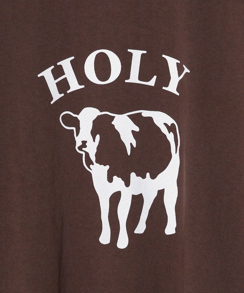 MIXTA(ミクスタ)の「MIXTA/ミクスタ HOLY SS CREWNECK T-SHIRTS Tシャツ(Tシャツ/カットソー・レディース・アッシュグレー/ブラウン・S/M/L)」の8枚目の写真