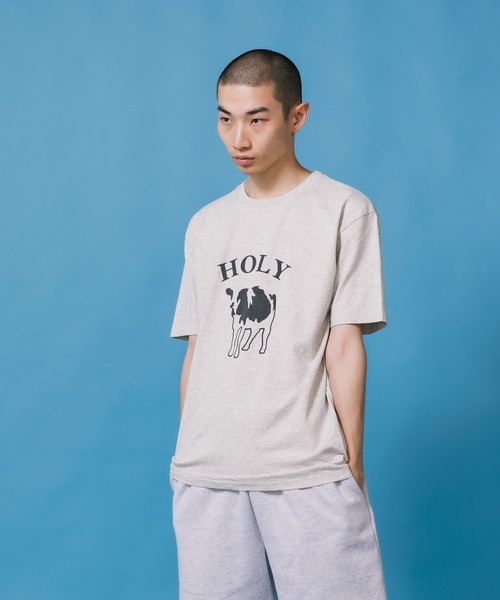 MIXTA(ミクスタ)の「MIXTA/ミクスタ HOLY SS CREWNECK T-SHIRTS Tシャツ(Tシャツ/カットソー・レディース・アッシュグレー/ブラウン・S/M/L)」の15枚目の写真