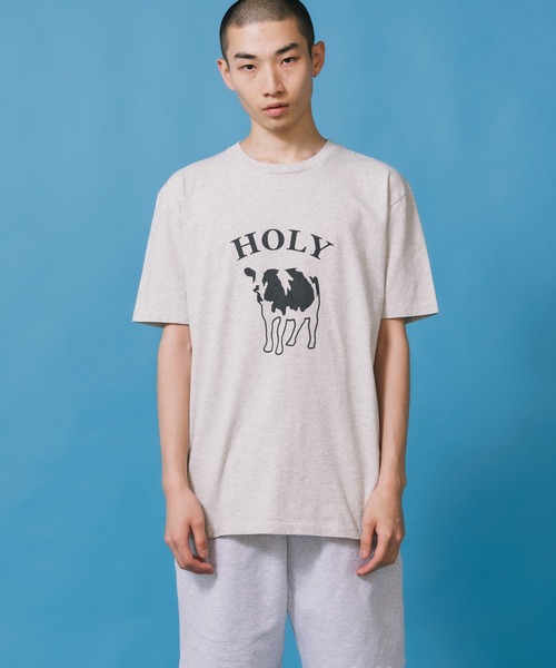MIXTA(ミクスタ)の「MIXTA/ミクスタ HOLY SS CREWNECK T-SHIRTS Tシャツ(Tシャツ/カットソー・レディース・アッシュグレー/ブラウン・S/M/L)」の16枚目の写真
