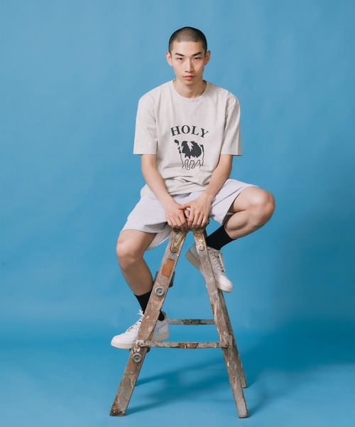 MIXTA(ミクスタ)の「MIXTA/ミクスタ HOLY SS CREWNECK T-SHIRTS Tシャツ(Tシャツ/カットソー・レディース・アッシュグレー/ブラウン・S/M/L)」の18枚目の写真