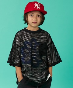 Double Mesh Short Length T-shirt/ダブルメッシュショートT