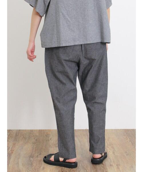 Samansa Mos2（サマンサ モスモス）の「【累計販売枚数19万6千本突破】【Lサイズ WEB限定】【クールコットン/接触冷感】柄アソートテーパードパンツ（その他パンツ・レディース・ブラック/ベージュ/キナリ/チャコールグレー/カーキ・M/L）」の12枚目の写真