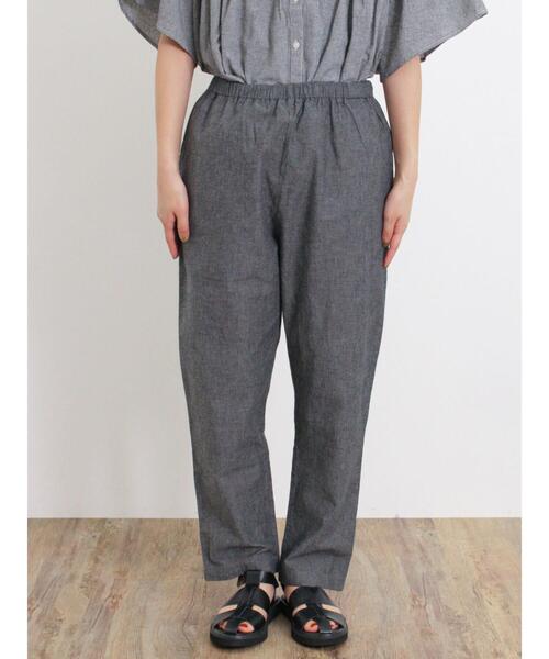 Samansa Mos2（サマンサ モスモス）の「【累計販売枚数19万6千本突破】【Lサイズ WEB限定】【クールコットン/接触冷感】柄アソートテーパードパンツ（その他パンツ・レディース・ブラック/ベージュ/キナリ/チャコールグレー/カーキ・M/L）」の13枚目の写真