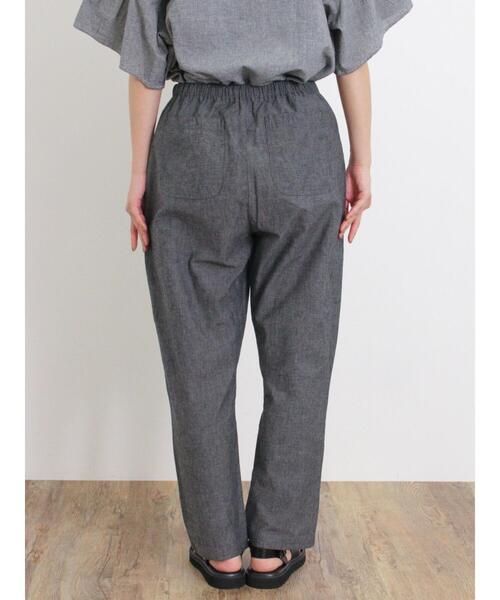 Samansa Mos2（サマンサ モスモス）の「【累計販売枚数19万6千本突破】【Lサイズ WEB限定】【クールコットン/接触冷感】柄アソートテーパードパンツ（その他パンツ・レディース・ブラック/ベージュ/キナリ/チャコールグレー/カーキ・M/L）」の15枚目の写真