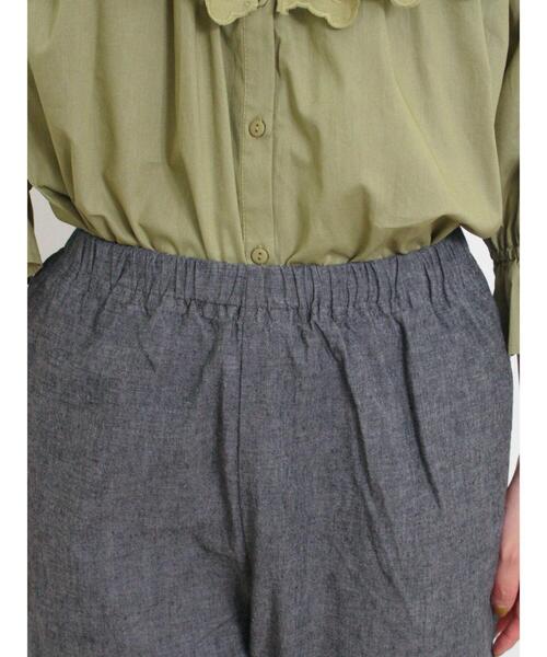 Samansa Mos2（サマンサ モスモス）の「【累計販売枚数19万6千本突破】【Lサイズ WEB限定】【クールコットン/接触冷感】柄アソートテーパードパンツ（その他パンツ・レディース・ブラック/ベージュ/キナリ/チャコールグレー/カーキ・M/L）」の19枚目の写真