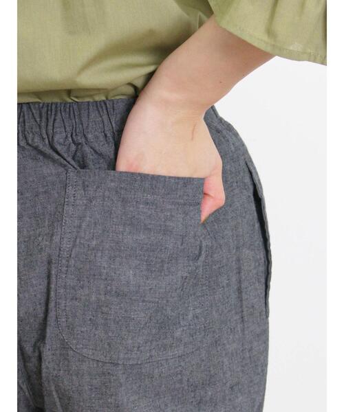 Samansa Mos2（サマンサ モスモス）の「【累計販売枚数19万6千本突破】【Lサイズ WEB限定】【クールコットン/接触冷感】柄アソートテーパードパンツ（その他パンツ・レディース・ブラック/ベージュ/キナリ/チャコールグレー/カーキ・M/L）」の21枚目の写真