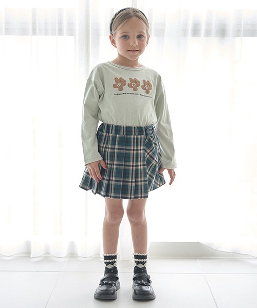 セール】チェックプリーツスカート(インパン付き)（スカート）｜Lycee