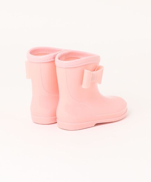 Marble Line(マーブルライン)の「ML リボン付きレインシューズ(レインシューズ・キッズ・ピンク/ネイビー・14/15 /16/17/18)」の3枚目の写真
