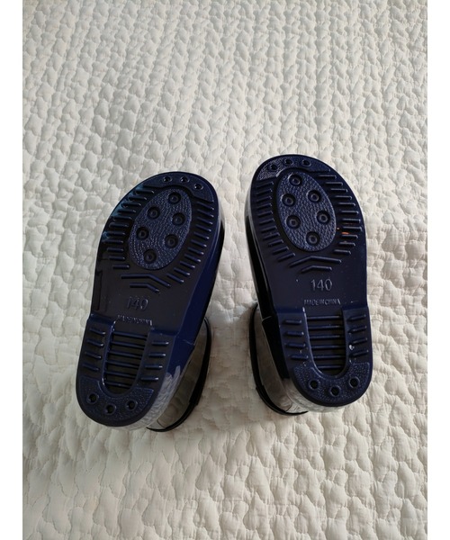 Marble Line(マーブルライン)の「ML リボン付きレインシューズ(レインシューズ・キッズ・ピンク/ネイビー・14/15 /16/17/18)」の7枚目の写真