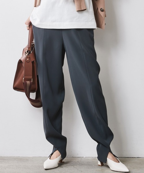 CHIC STYLE（シックスタイル）の「 バルーンリラックスパンツ ＜大きいサイズ有＞シックスタイル　（その他パンツ・レディース・グレー/アイボリー/ブラック・M/L/LL/3L/4L/5L）」の3枚目の写真