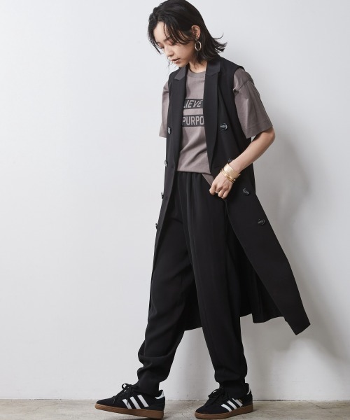 CHIC STYLE（シックスタイル）の「 バルーンリラックスパンツ ＜大きいサイズ有＞シックスタイル　（その他パンツ・レディース・グレー/アイボリー/ブラック・M/L/LL/3L/4L/5L）」の6枚目の写真