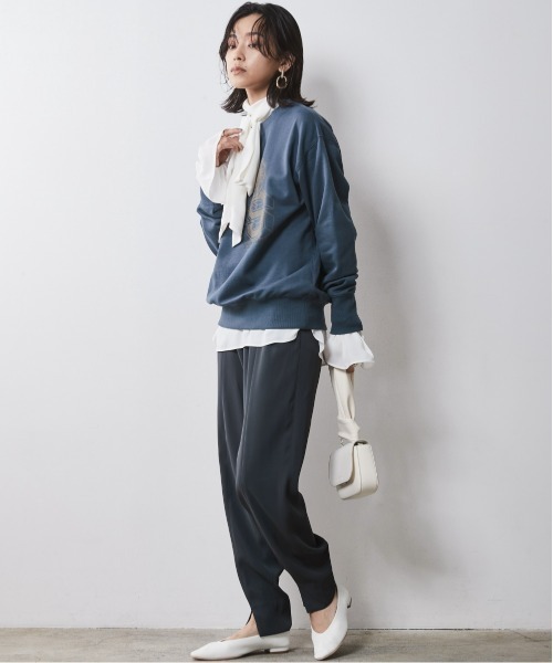 CHIC STYLE（シックスタイル）の「 バルーンリラックスパンツ ＜大きいサイズ有＞シックスタイル　（その他パンツ・レディース・グレー/アイボリー/ブラック・M/L/LL/3L/4L/5L）」の22枚目の写真