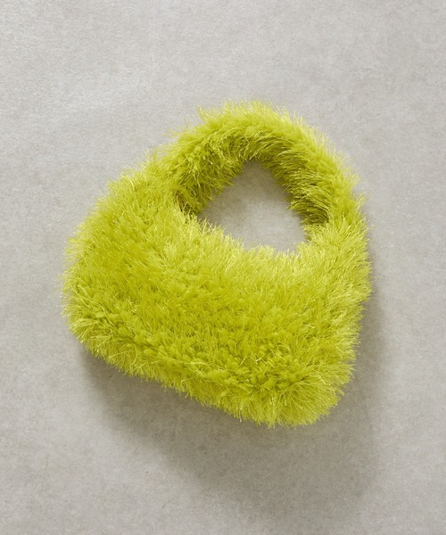 COLONY 2139（コロニートゥーワンスリーナイン）の「フリンジボアバッグ（ハンドバッグ・レディース・ブルー/ライム/ブラック・FREE）」の5枚目の写真