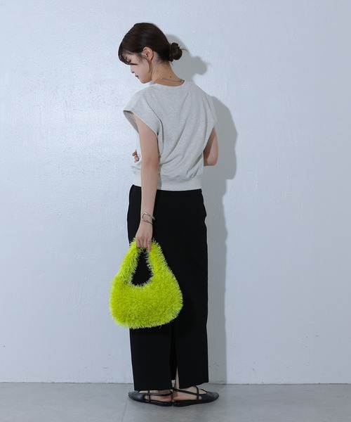 COLONY 2139（コロニートゥーワンスリーナイン）の「フリンジボアバッグ（ハンドバッグ・レディース・ブルー/ライム/ブラック・FREE）」の12枚目の写真