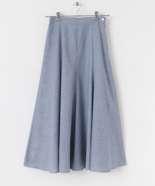 URBAN RESEARCH Sonny Label（アーバンリサーチサニーレーベル）の「『UR TECH 高機能リネン』リネン混マーメイドフレアスカート（スカート・レディース・ブラウン/ブルー/チェック・36/38）」の12枚目の写真