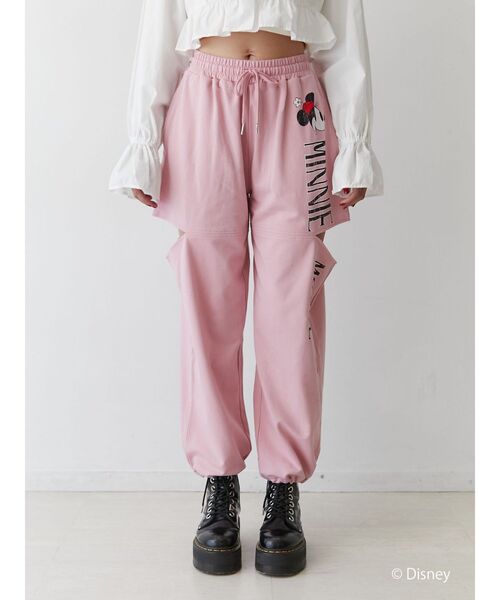 WCミニーマウス プリント スウェットパンツ　ピンク Disney / SWEAT PANTS(ミニー)【WCJ-NA-032PK】 | WCJ O