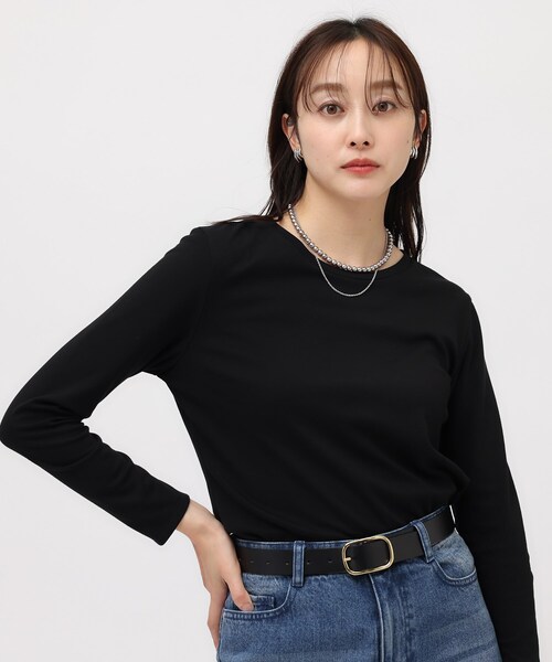 【セール】丸首インナージャージ（Tシャツ/カットソー）｜UNTITLED（アンタイトル）