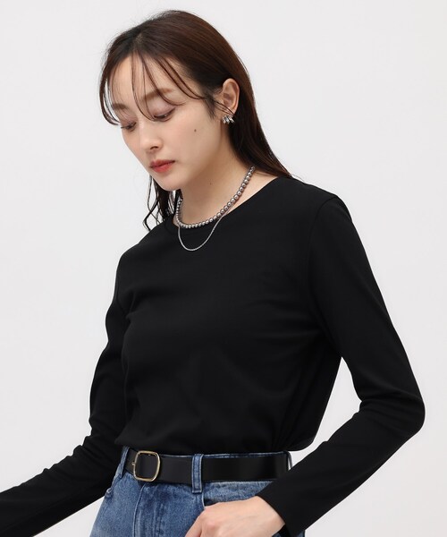 【セール】丸首インナージャージ（Tシャツ/カットソー）｜UNTITLED（アンタイトル）