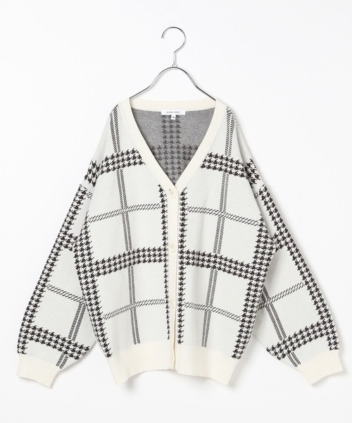 GLOBAL WORK（グローバルワーク）の「メルティ柄Vカーデ/137689