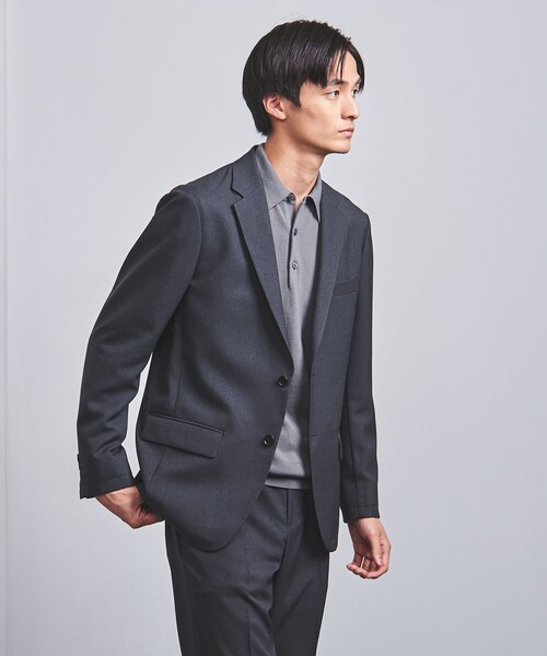 H11*ユナイテッドアローズ☆シングル☆テーラードジャケット☆グレー☆48. ユナイテッドアローズ UNITED ARROWS 日本製 W/S SHARK 1B