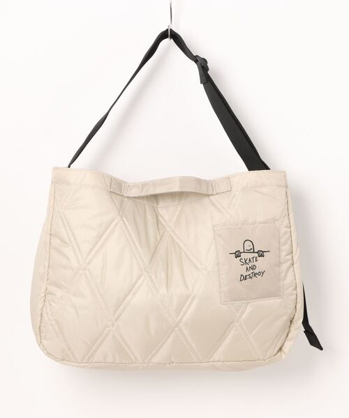 THRASHER スラッシャー キルティング 横型 ショルダーバッグ メンズ レディース ストリート（ショルダーバッグ）｜THRASHER（スラッシャー）