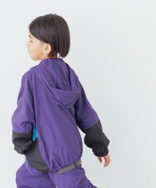 LOWRYS FARM(ローリーズファーム)の「ナイロンキリカエアノラック 145797(ブルゾン・キッズ・パープル/ブラック・150cm/140cm/130cm/120cm/110cm)」の18枚目の写真