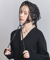 PROVOKE （プロヴォーク）の「＜provoke＞チュールフラワー バブーシュカ（ストール/ショール）」