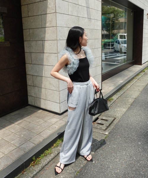 ◆送料・関税込み◆Sea N.Y サイドカットアウトデザイン パンツ サイドカットアウトスウェットパンツ【SMLサイズ展開