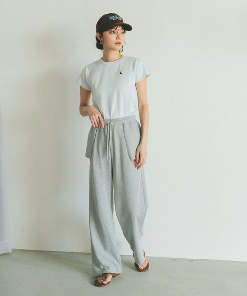 サイドカットアウトスウェットパンツ【SMLサイズ展開