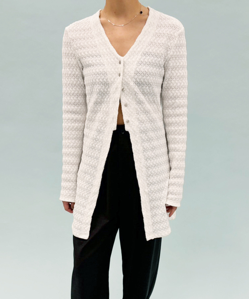 【再入荷！】 セール】【Hella/ヘラ】別注 CARDIGAN（カーディガン LACE トップス