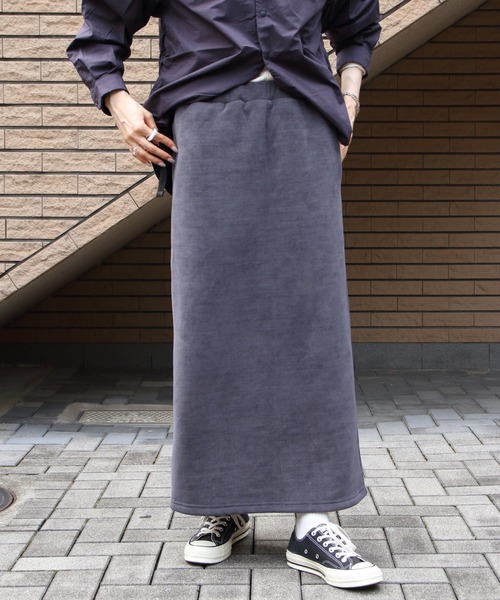 【セール】THOUSAND MILE/サウザンドマイル ニットフリーススカート KNIT FRRECE SKIRT（スカート）｜THOUSAND MILE（サウザンドマイル）スカート