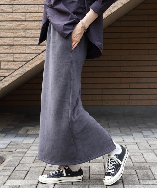 【セール】THOUSAND MILE/サウザンドマイル ニットフリーススカート KNIT FRRECE SKIRT（スカート）｜THOUSAND MILE（サウザンドマイル）
