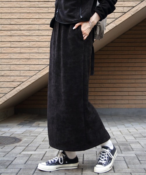 【セール】THOUSAND MILE/サウザンドマイル ニットフリーススカート KNIT FRRECE SKIRT（スカート）｜THOUSAND MILE（サウザンドマイル）