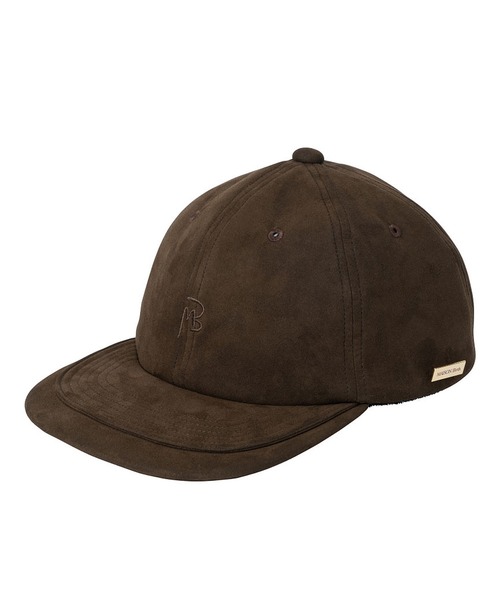 MAISON Birth（メゾンバース）の「MAISON Birth メゾンバース / SUEDE W-VISOR CAP エコスエードダブルバイザーキャップ / MB-24305（キャップ・レディース・ブラック/オフホワイト/ブラウン・FREE）」の3枚目の写真