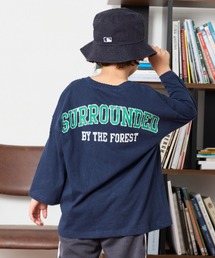 バックプリントカレッジロゴルーズTEE