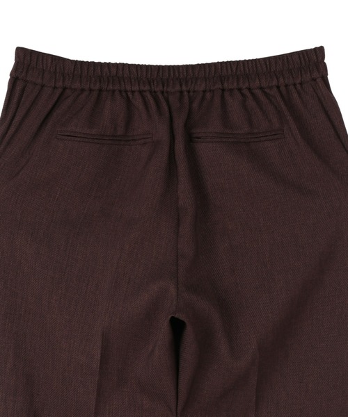 TOKYO SHIRTS(トウキョウシャツ)の「レディーステーパードパンツ ウーリッシュ素材(スラックス・レディース・ネイビー/ブラウン・LL/M/L)」の5枚目の写真