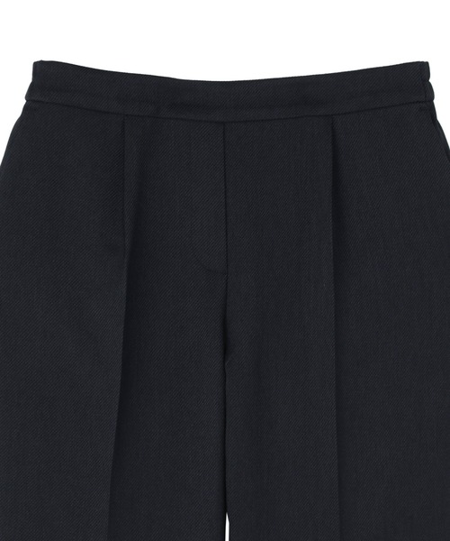 TOKYO SHIRTS(トウキョウシャツ)の「レディーステーパードパンツ ウーリッシュ素材(スラックス・レディース・ネイビー/ブラウン・LL/M/L)」の8枚目の写真