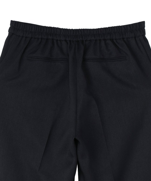 TOKYO SHIRTS(トウキョウシャツ)の「レディーステーパードパンツ ウーリッシュ素材(スラックス・レディース・ネイビー/ブラウン・LL/M/L)」の9枚目の写真