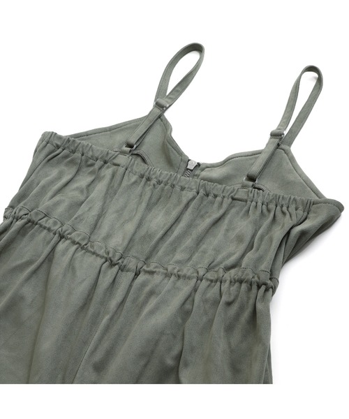 JENNI love（ジェニィラブ）の「フロントZIPロングサロペ（サロペット/オーバーオール・キッズ・ベージュ/カーキ・130cm/140cm/150cm/160cm）」の17枚目の写真