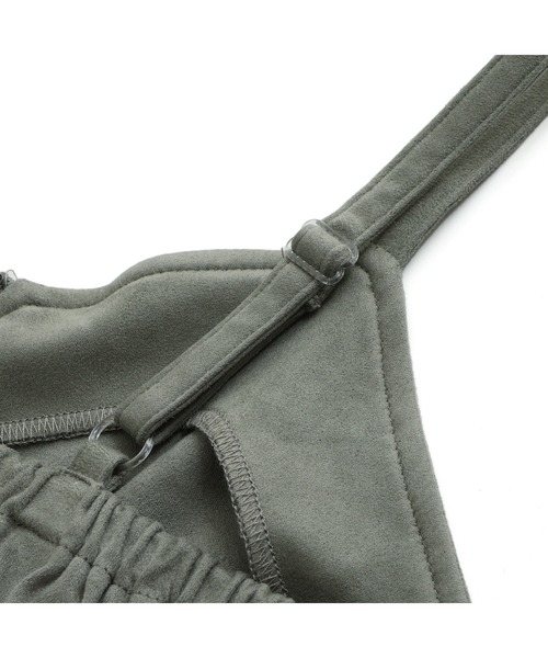 JENNI love（ジェニィラブ）の「フロントZIPロングサロペ（サロペット/オーバーオール・キッズ・ベージュ/カーキ・130cm/140cm/150cm/160cm）」の18枚目の写真