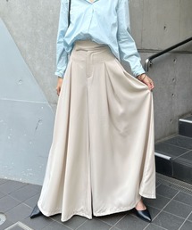 Futier land | ハイウエストベルトワイドスラックス(スラックス)