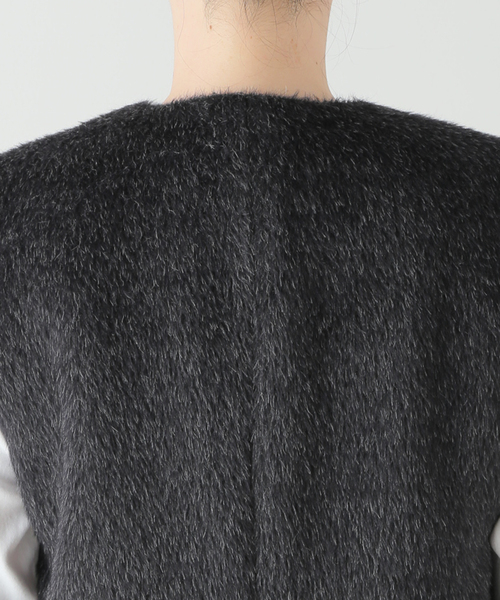 SAYAKADAVIS(サヤカディヴィス)の「SAYAKA DAVIS ECO FUR RVERSIBLE VEST TBL6-SAF:ベスト(ベスト・レディース・ブラック・SMALL)」の12枚目の写真